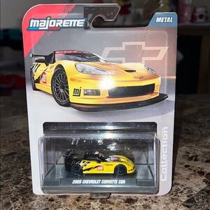 2005 Chevrolet Corvette C6R Toy Car - Yellow and Black